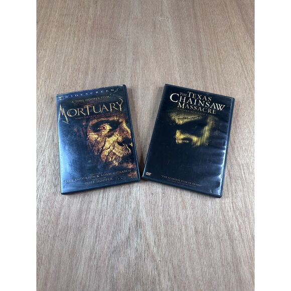 Tobe Hooper Horror Bundle – Mortuary & Texas Chainsaw Massacre DVDs Untested - Picture 1 of 3